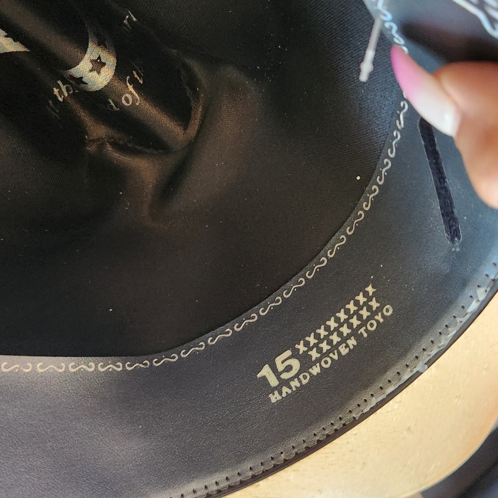 Vintage Off White Tombstone Cowboy Hat 1990s Western Festival Southwestern 90s - Picture 5 of 8